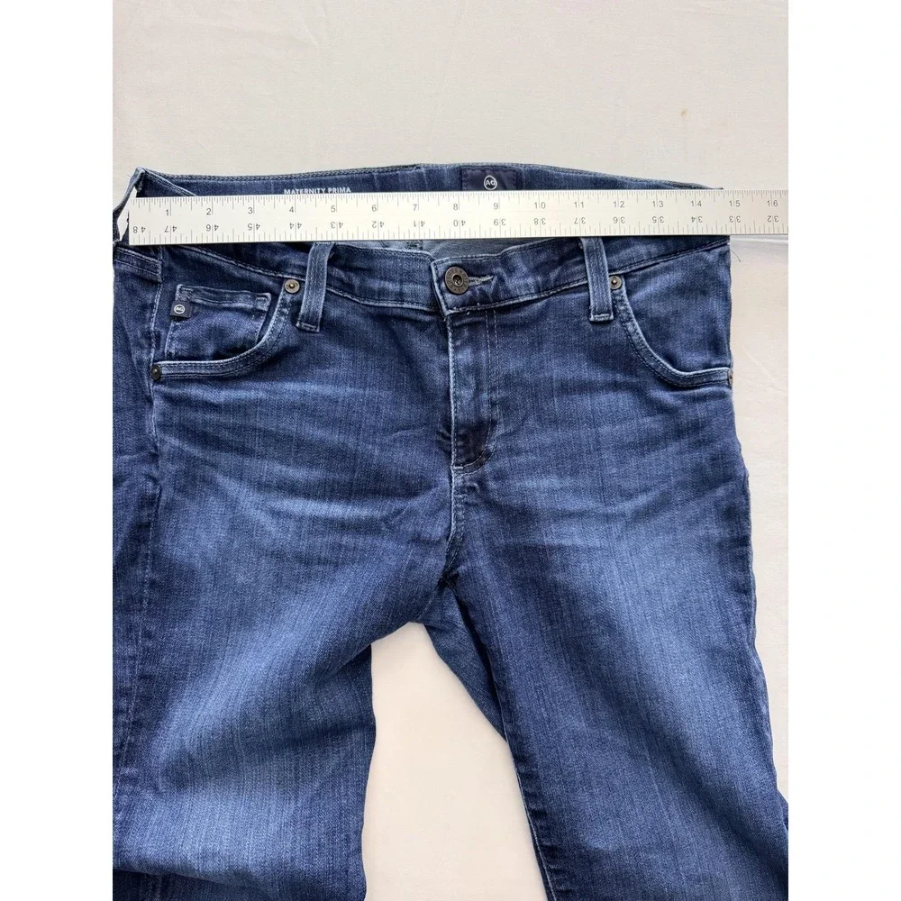 AG Adriano Goldschmied Maternity Prima Jeans Womens 26R Blue Med Wash 26x30